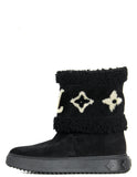 Louis Vuitton NEW Suede/Shearling Snowdrop Flat Ankle Boots sz 39