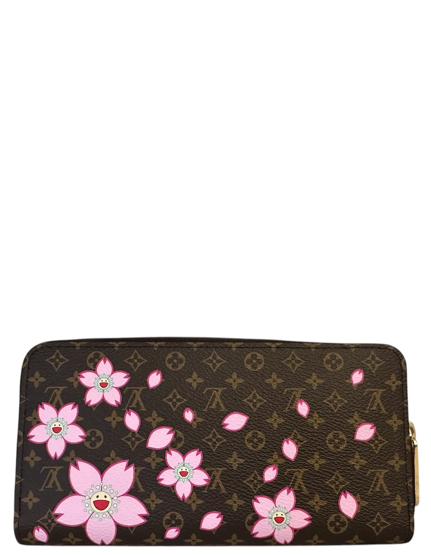 Louis Vuitton x Takashi 2025 Murakami Cherry Blossom Zippy Wallet