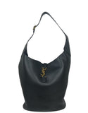 Saint Laurent Black Le 5 A 7 Hobo Bag