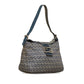 FENDI Zucchino Double Flap Shoulder Bag