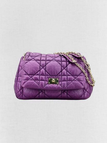 CHRISTIAN DIOR Milly La Foret Purple Shoulder Bag