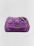 CHRISTIAN DIOR Milly La Foret Purple Shoulder Bag
