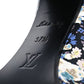 Louis Vuitton Calfskin Floral Star Trail Ankle Boots Black