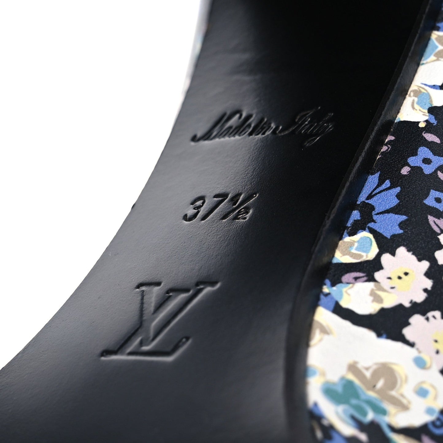 Louis Vuitton Calfskin Floral Star Trail Ankle Boots Black