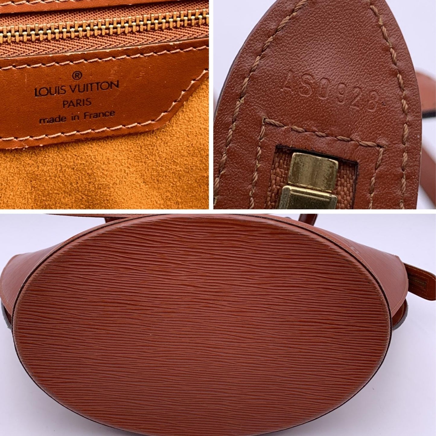 LOUIS VUITTON   Epi Red Leather Saint Jacques Gm Tote Bag