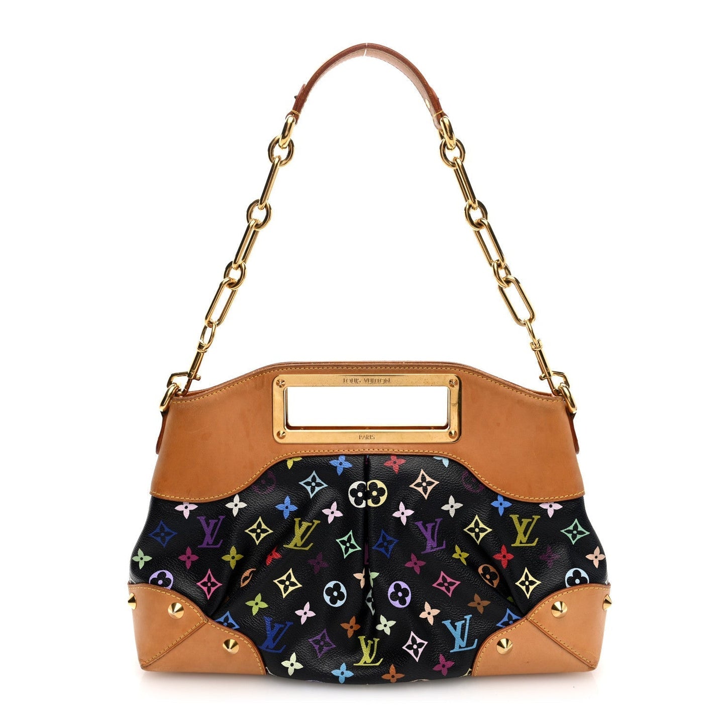 Louis Vuitton Monogram Multicolor Judy MM Black