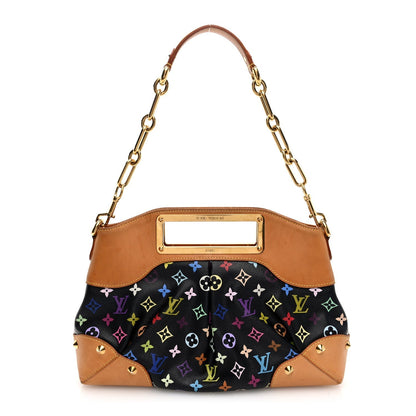 Louis Vuitton Monogram Multicolor Judy MM Black