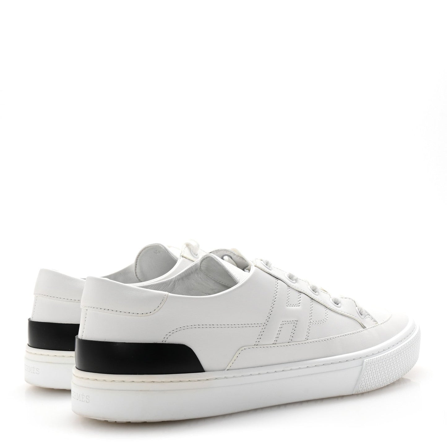 Amelia Calfskin Mens Deep Sneakers 42 White Black
