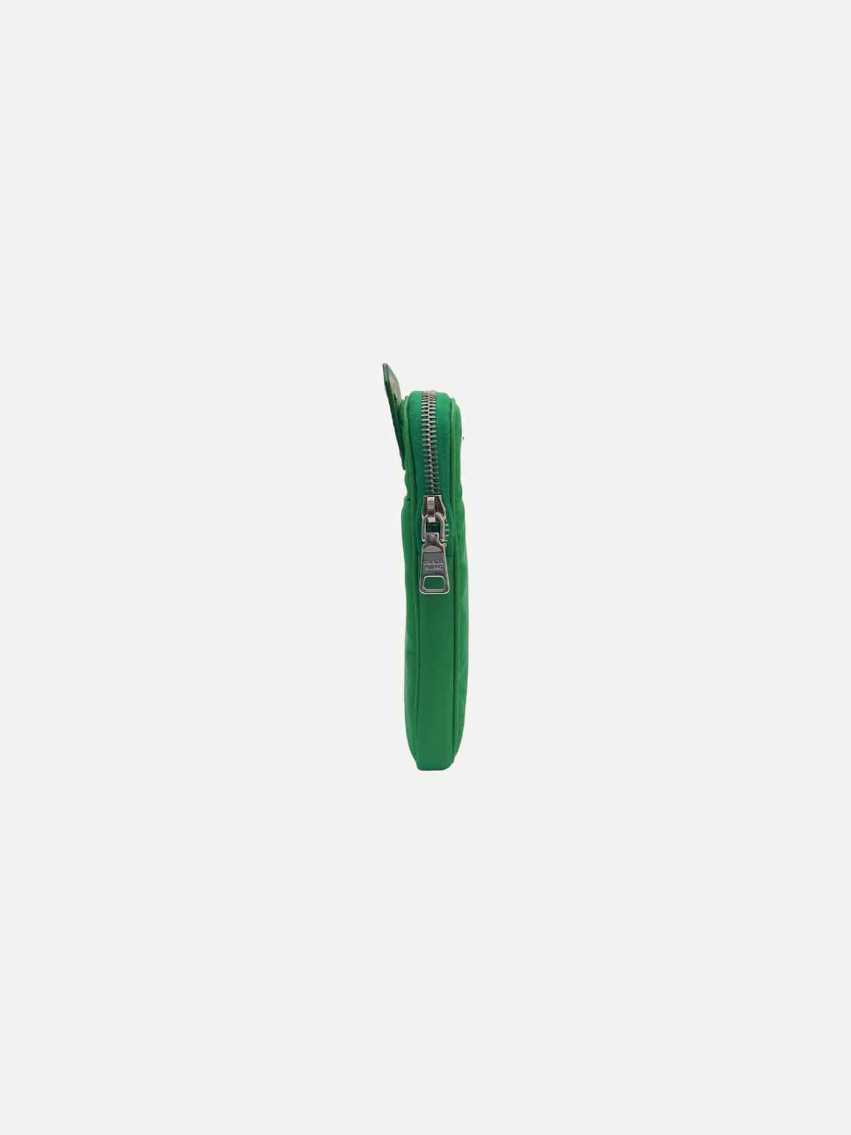 PRADA Phone Case Green Crossbody