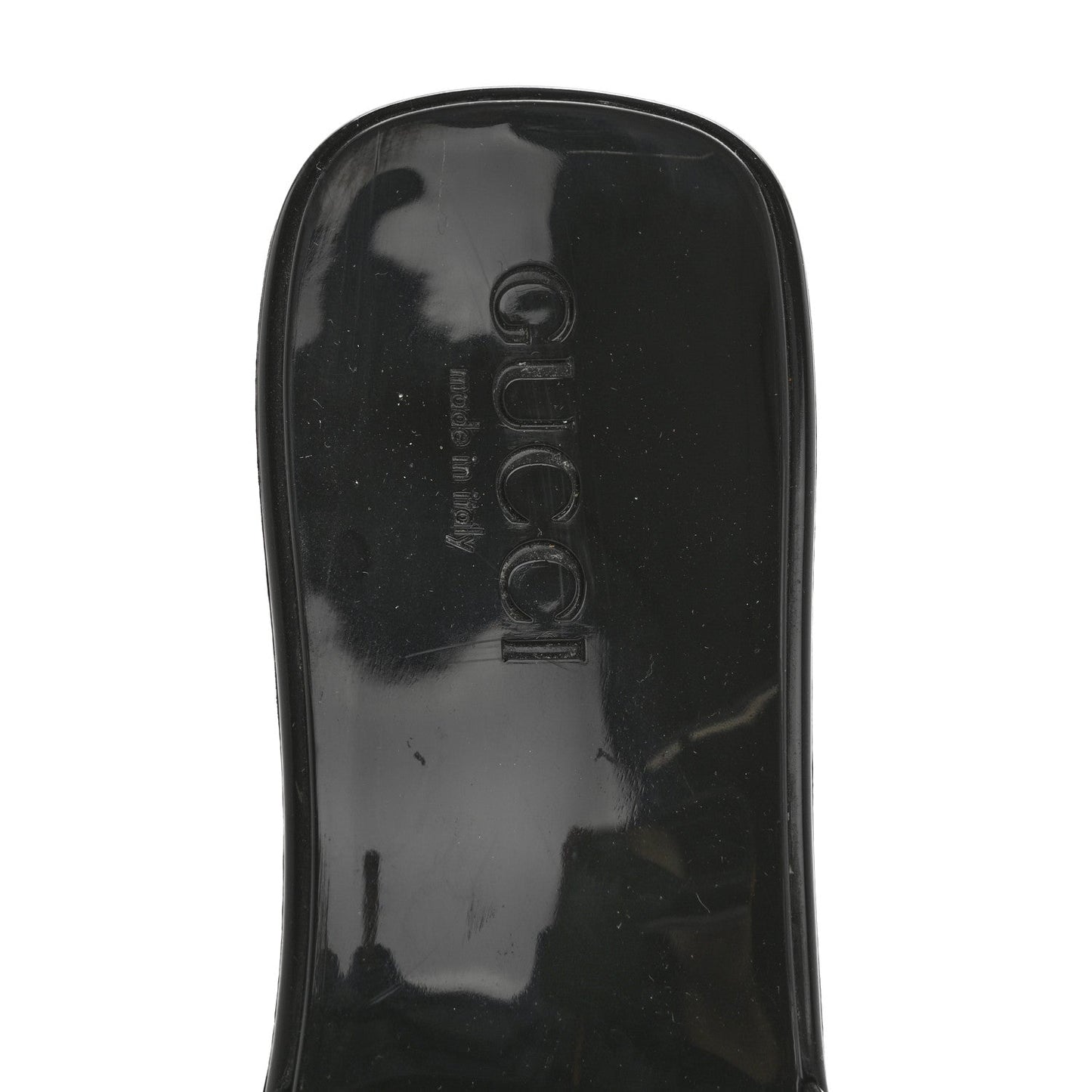Amelia Rubber Logo Womens Platform 20/60mm Slide Sandals 35 Black
