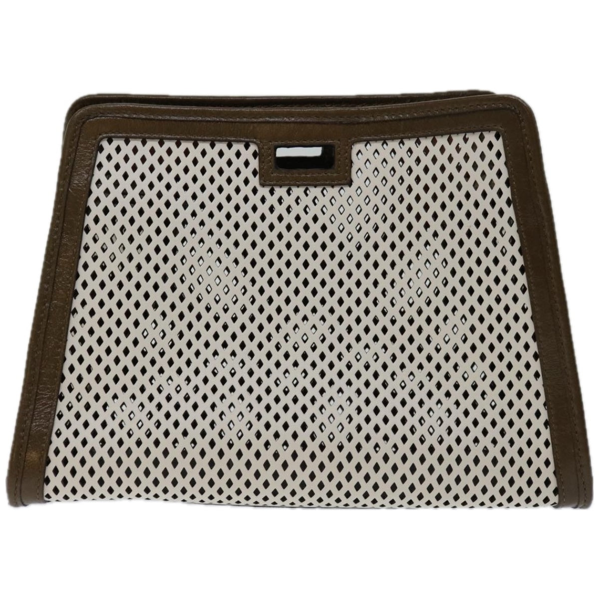 Fendi  Leather Clutch Bag