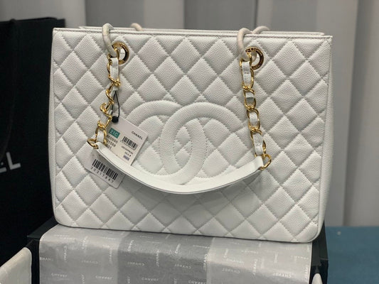 CHL - Tote Bag Spring Collection Gold Hardware White For Women 13in/33cm