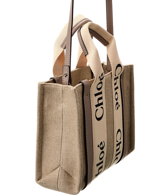 CHL - CC o? Woody Small Canvas & Leather Tote