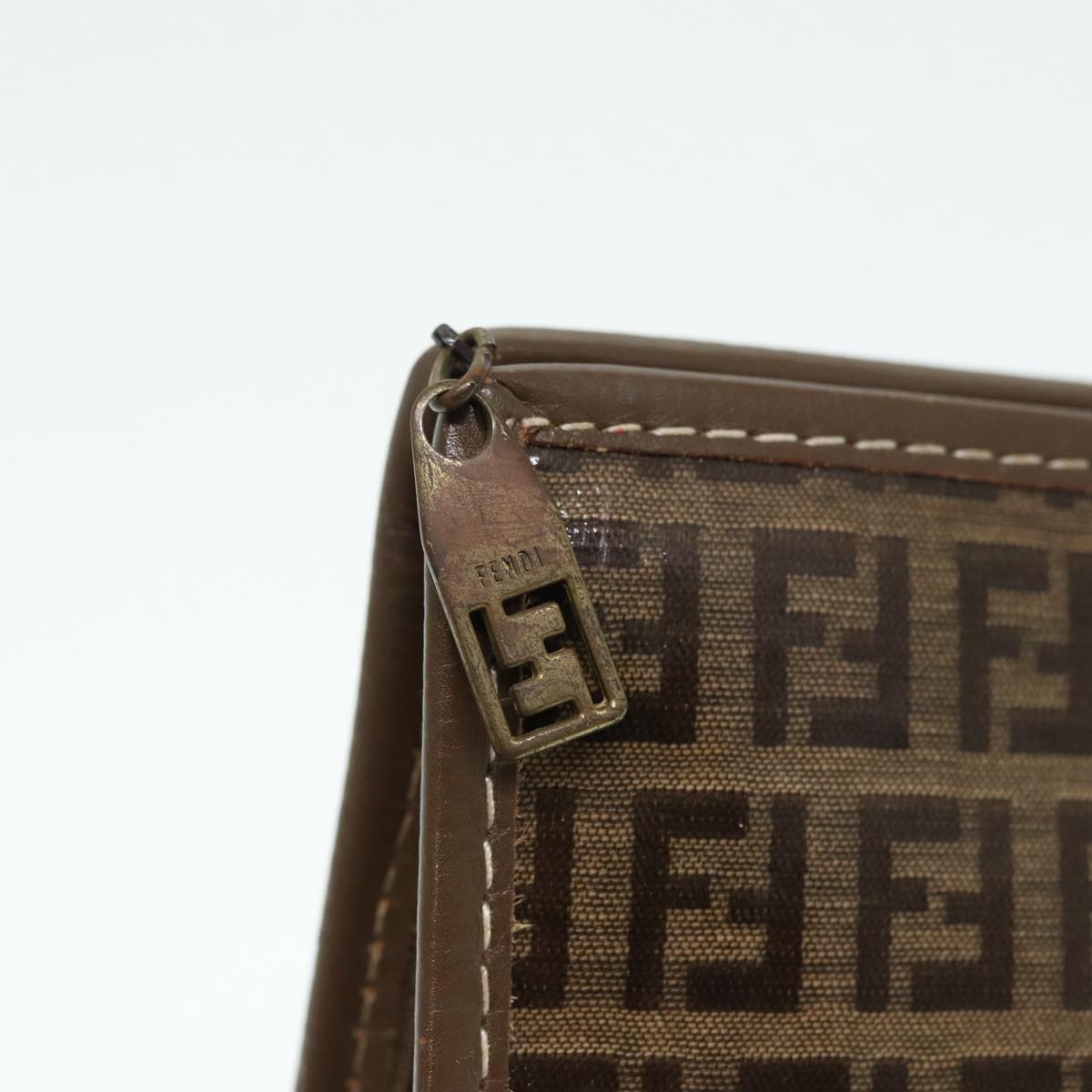 Fendi Zucchino  Canvas Clutch Bag