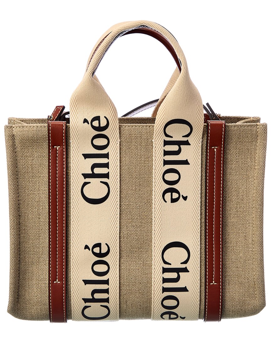 CHL - CC o? Woody Small Canvas & Leather Tote
