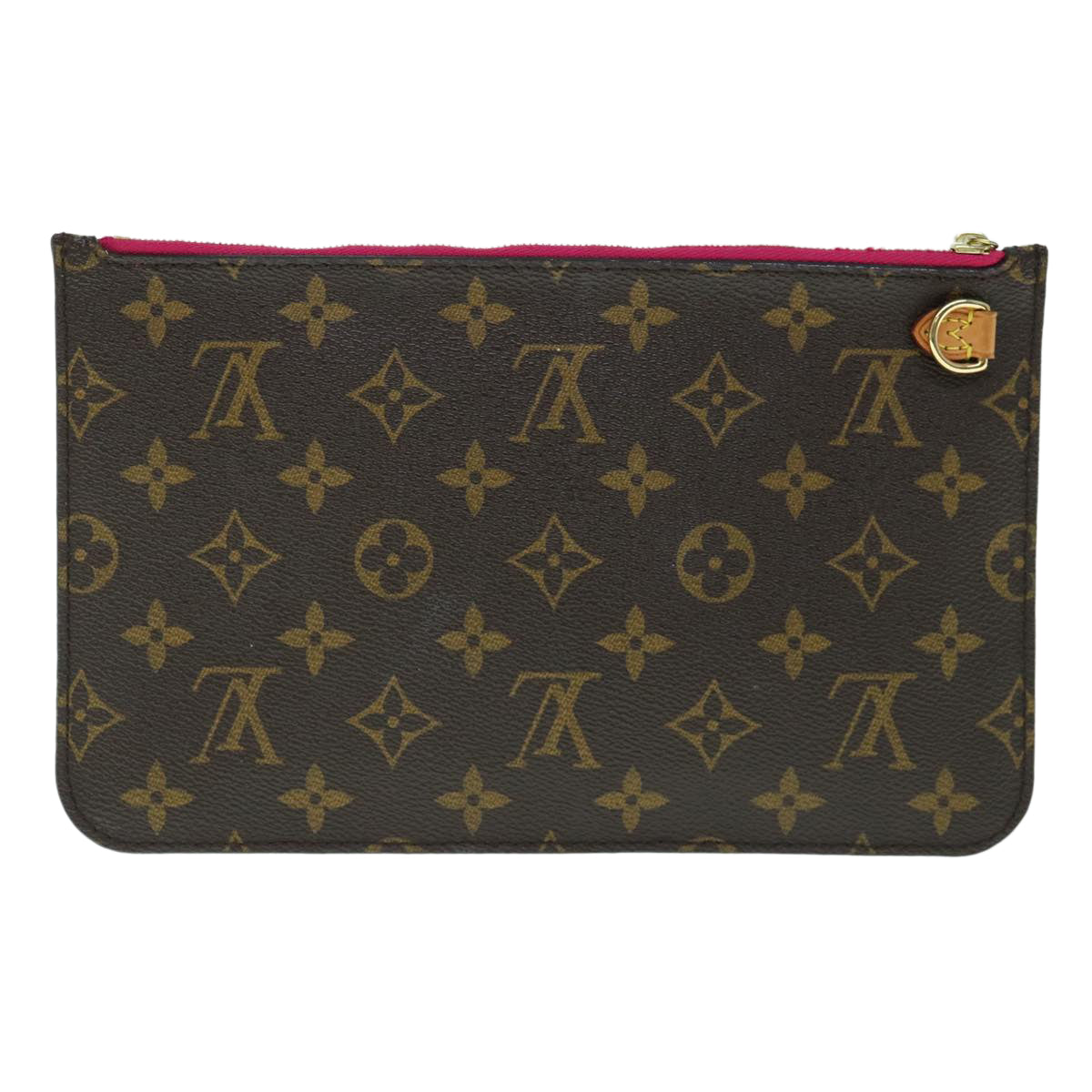 Louis Vuitton Neverfull Pouch  Canvas Clutch Bag