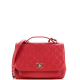 CHANEL Business Affinity Flap Bag Quilted Caviar Large