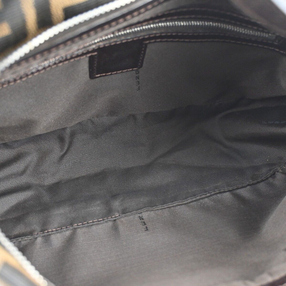 Fendi Zucca  Canvas Clutch Bag