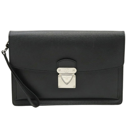 Louis Vuitton Berea  Leather Clutch Bag
