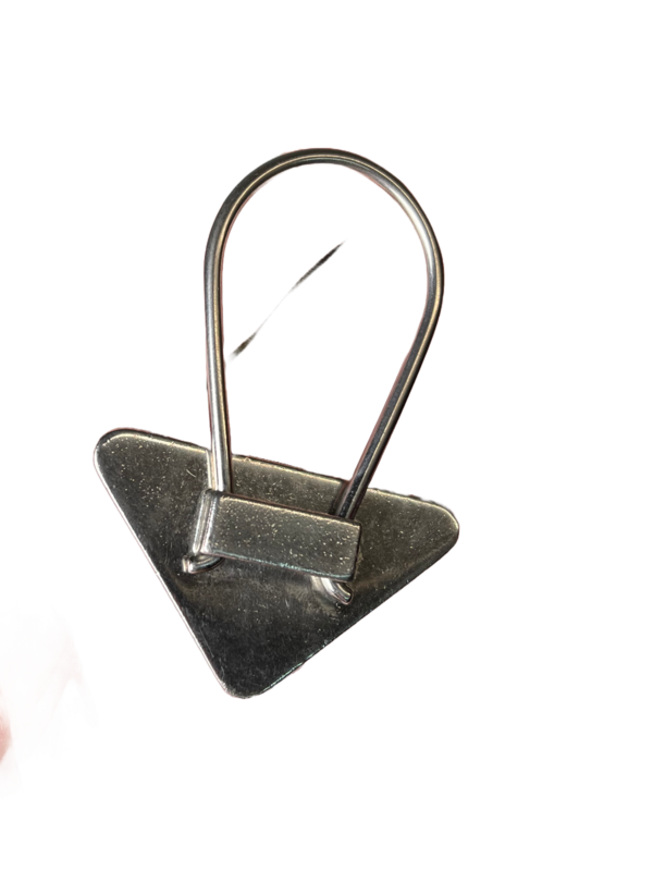 Prada Black Triangle Logo Charm