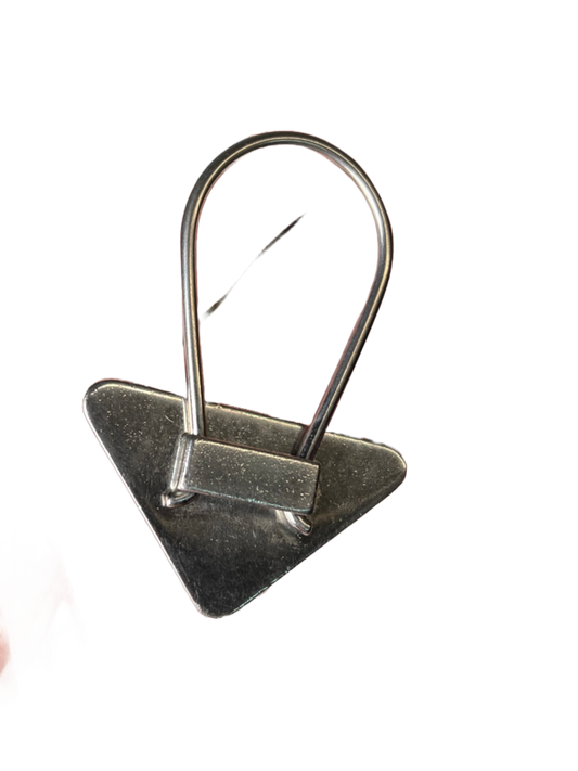 Prada Black Triangle Logo Charm
