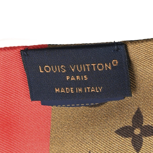 Louis Vuitton Silk Monogram LV Essence Bandeau Black