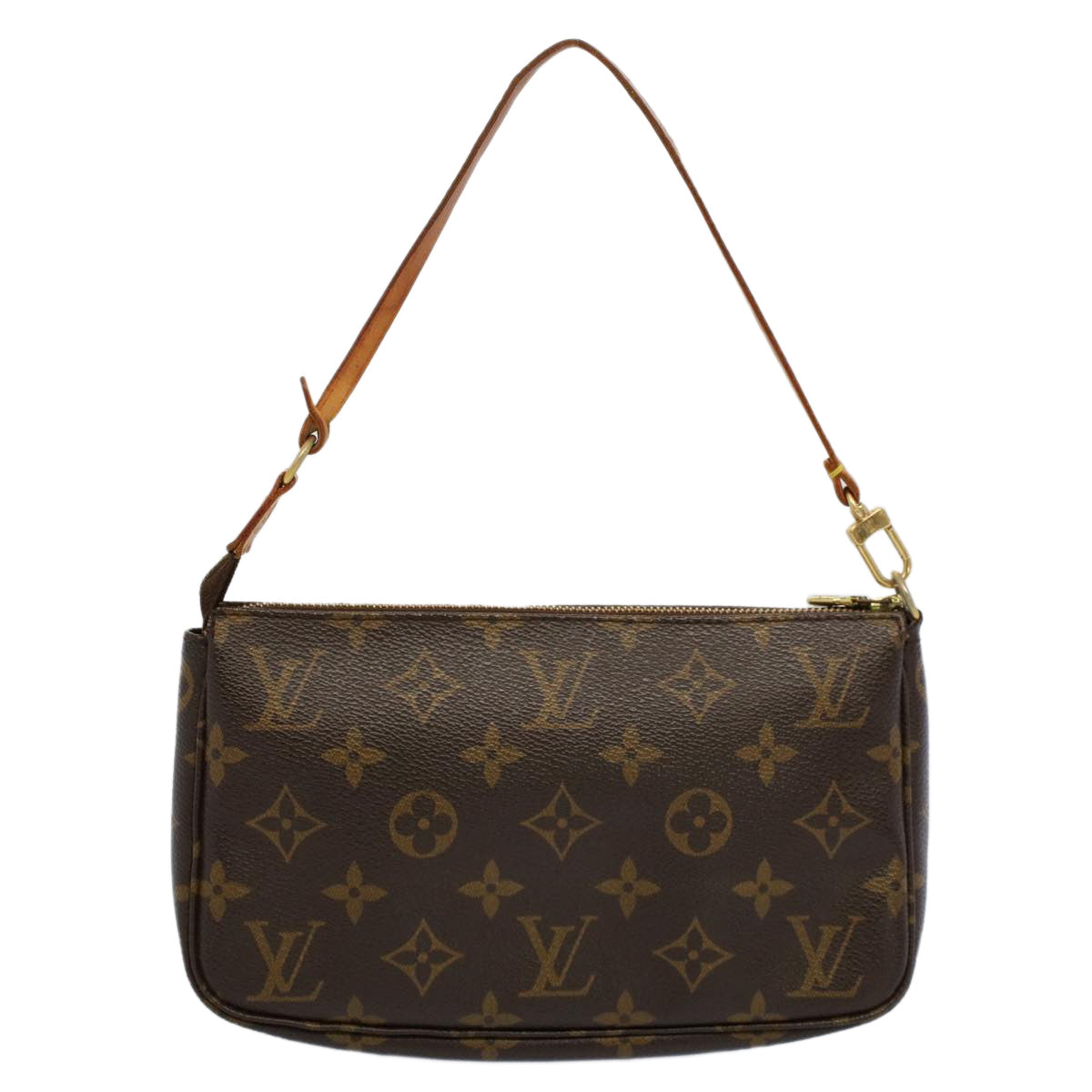 Louis Vuitton Pochette Accessoire  Canvas Clutch Bag