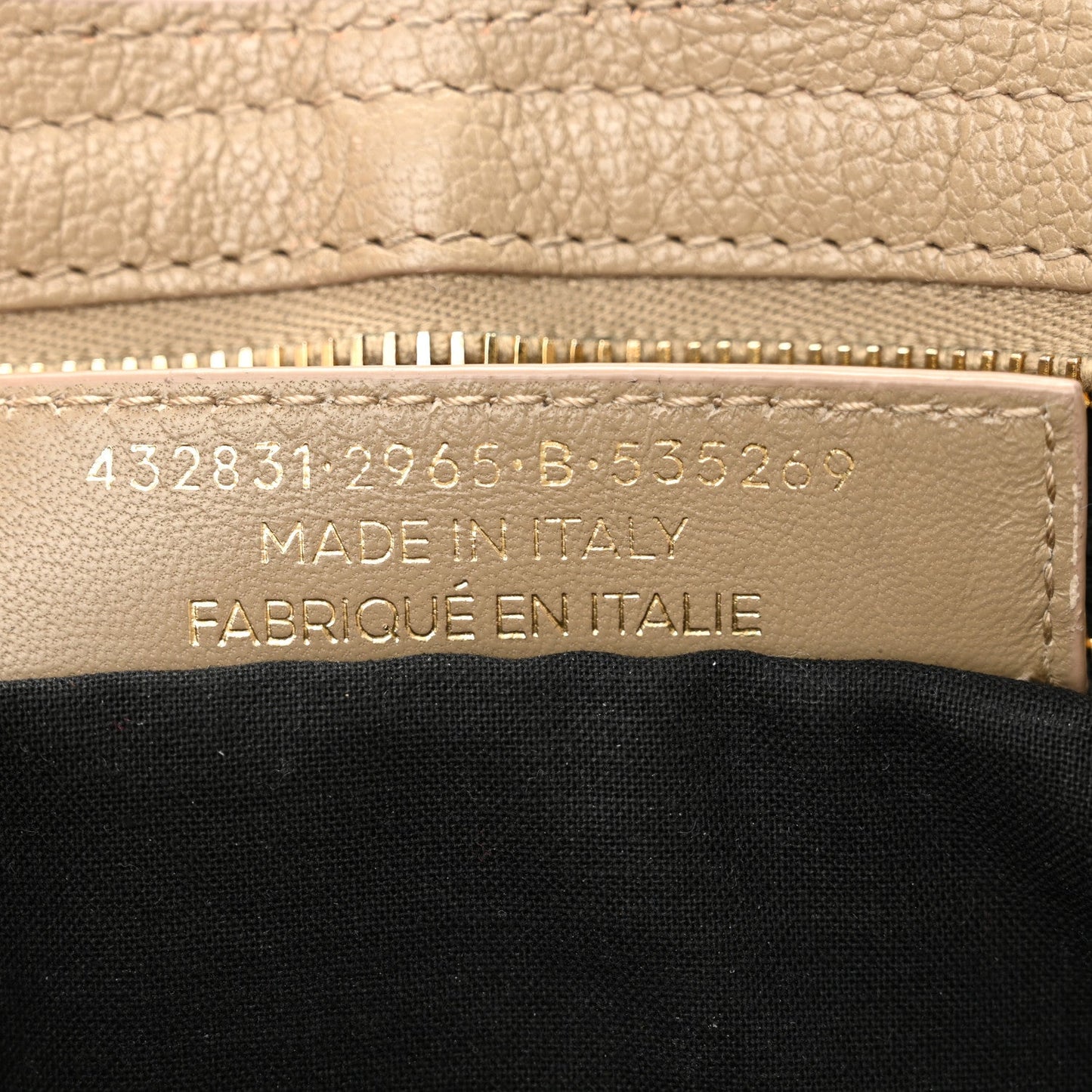 Balenciaga Chevre Gold Metallic Edge Hardware City Beige Latte