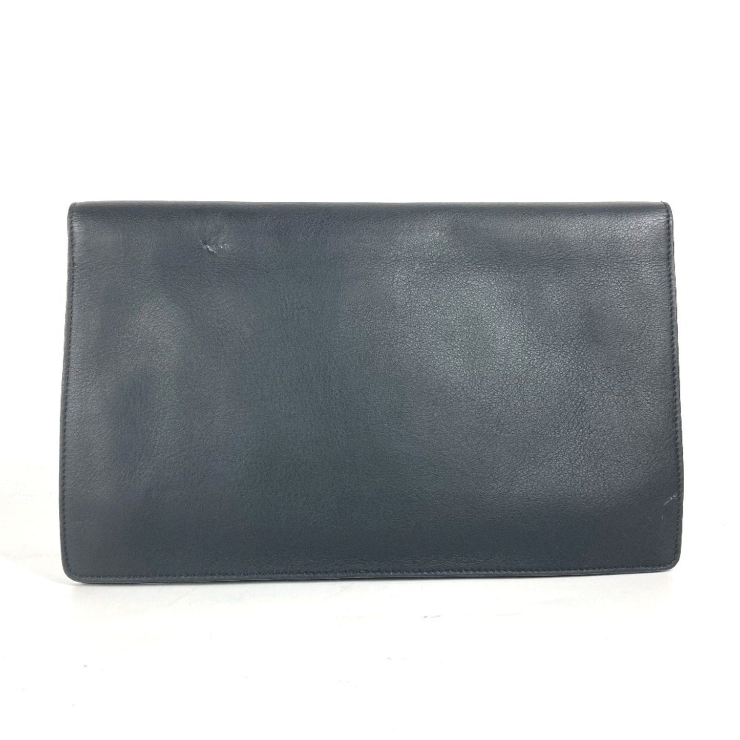Fendi  Leather Clutch Bag Pouch (Pre-Owned)