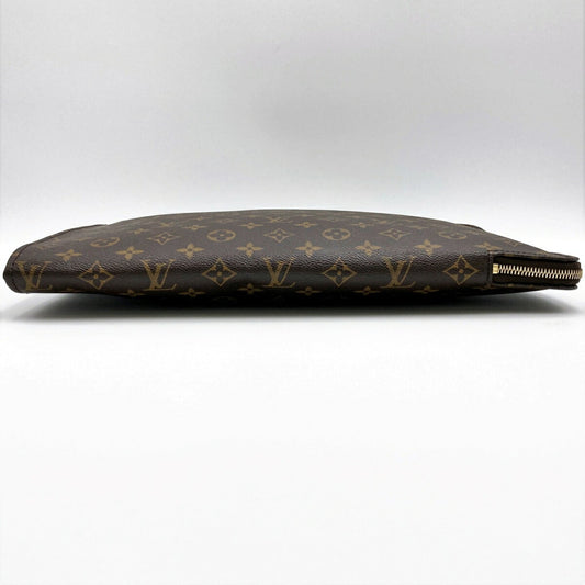 Louis Vuitton Poche Document  Canvas Clutch Bag