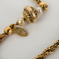 Collier doré Chanel 1984