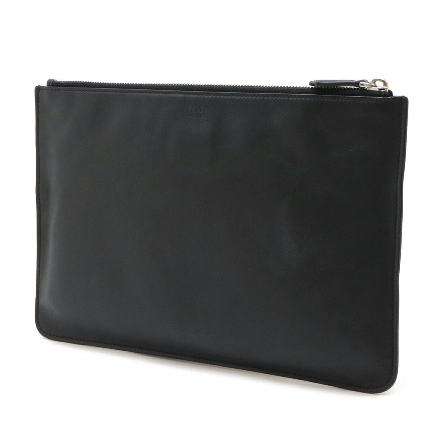 Fendi  Leather Clutch Bag (Pre-Owned)