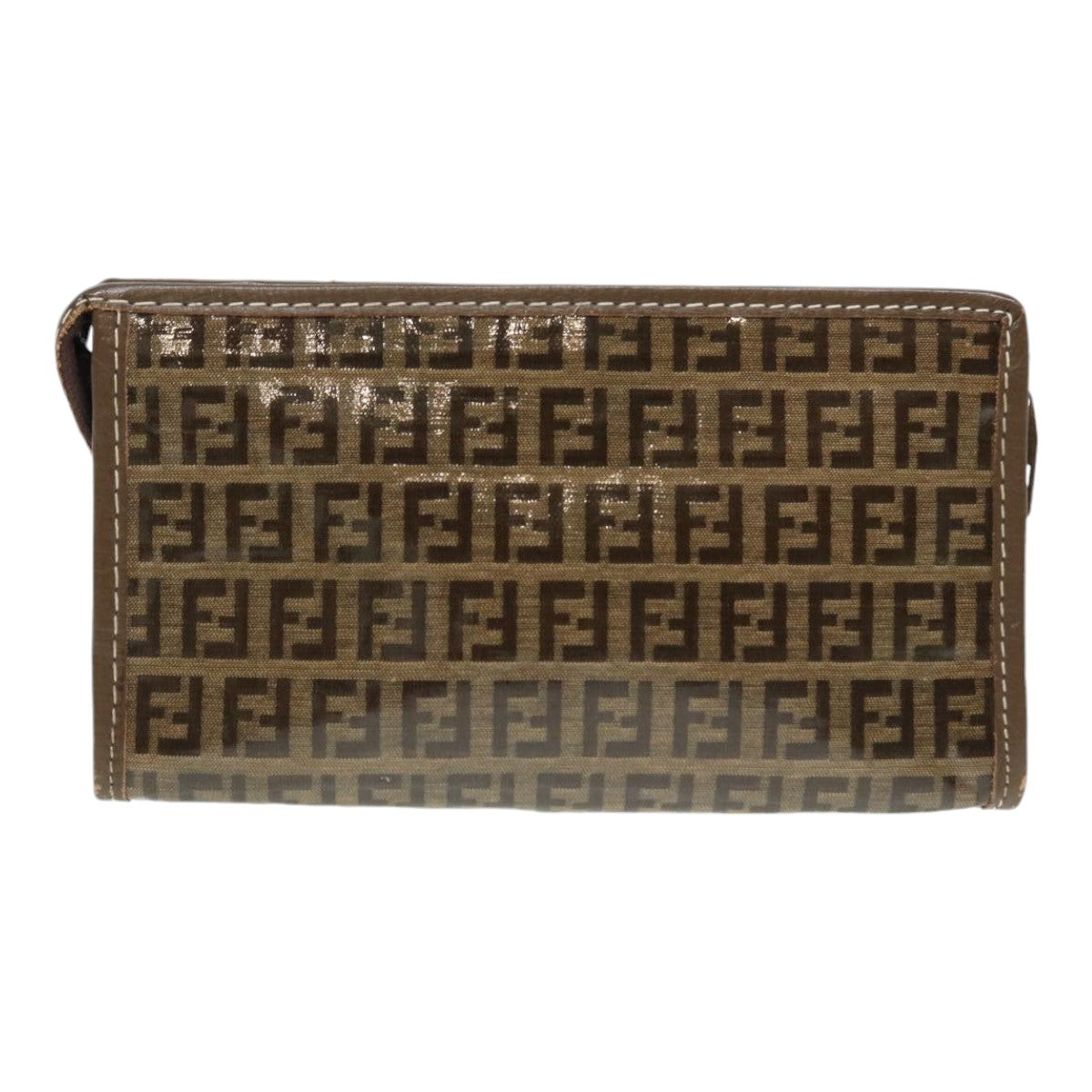Fendi Zucchino  Canvas Clutch Bag