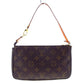 Louis Vuitton Pochette Accessoire  Canvas Clutch Bag