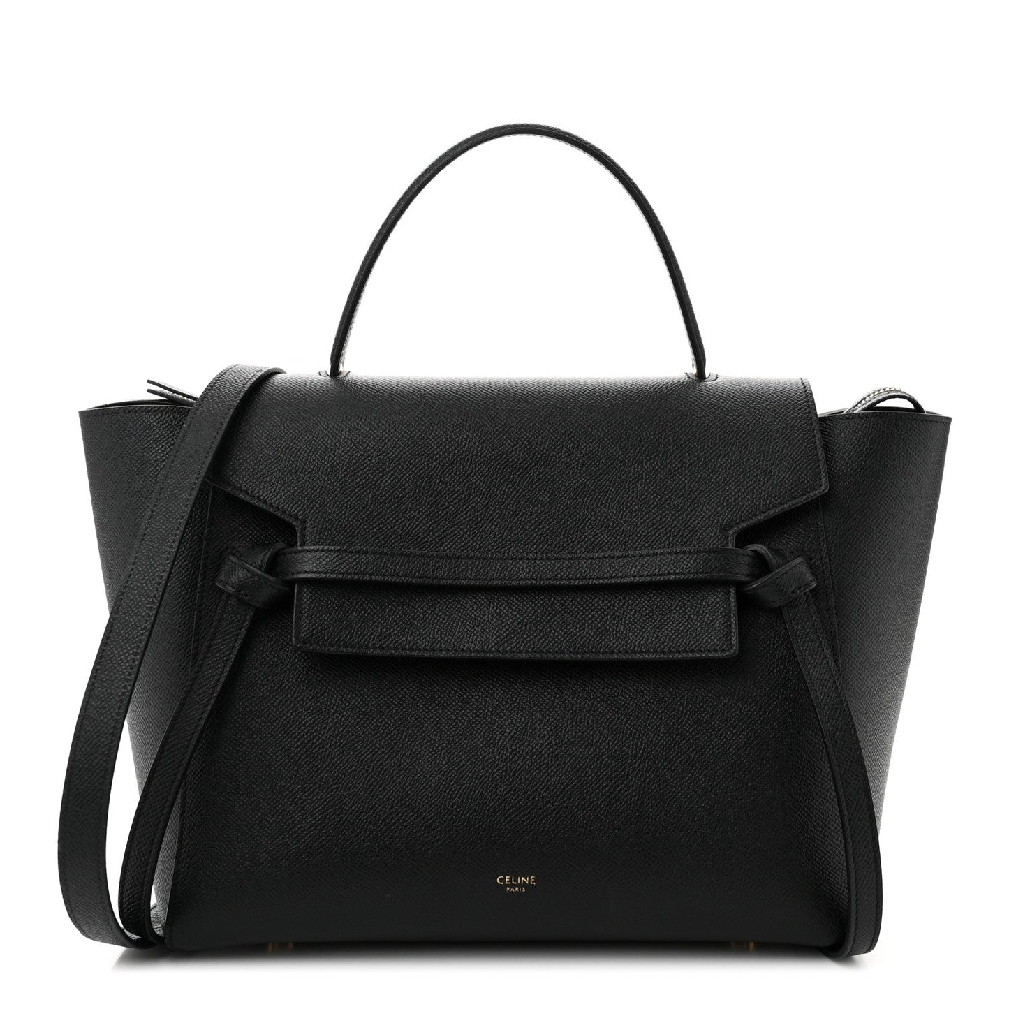Celine Grained Calfskin Mini Belt Bag Black