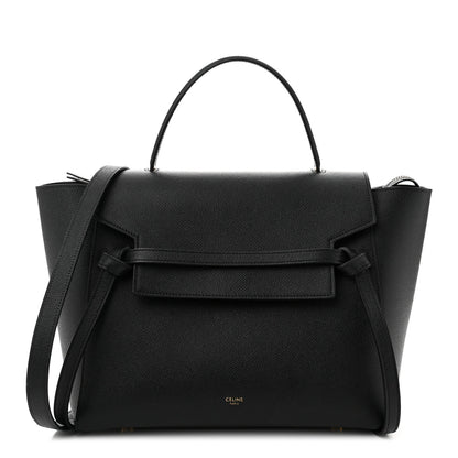 Celine Grained Calfskin Mini Belt Bag Black