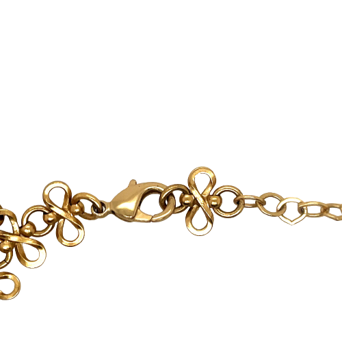 CHANEL -   03P Side Portrait '5' Medallion Chain Gold '' Bracelet