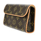 Louis Vuitton Pochette Florentine  Canvas Clutch Bag