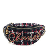 Amelia Tweed Quilted Chain 20s Signe Waist Bag Multicolor