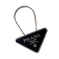 Prada Black Triangle Logo Charm