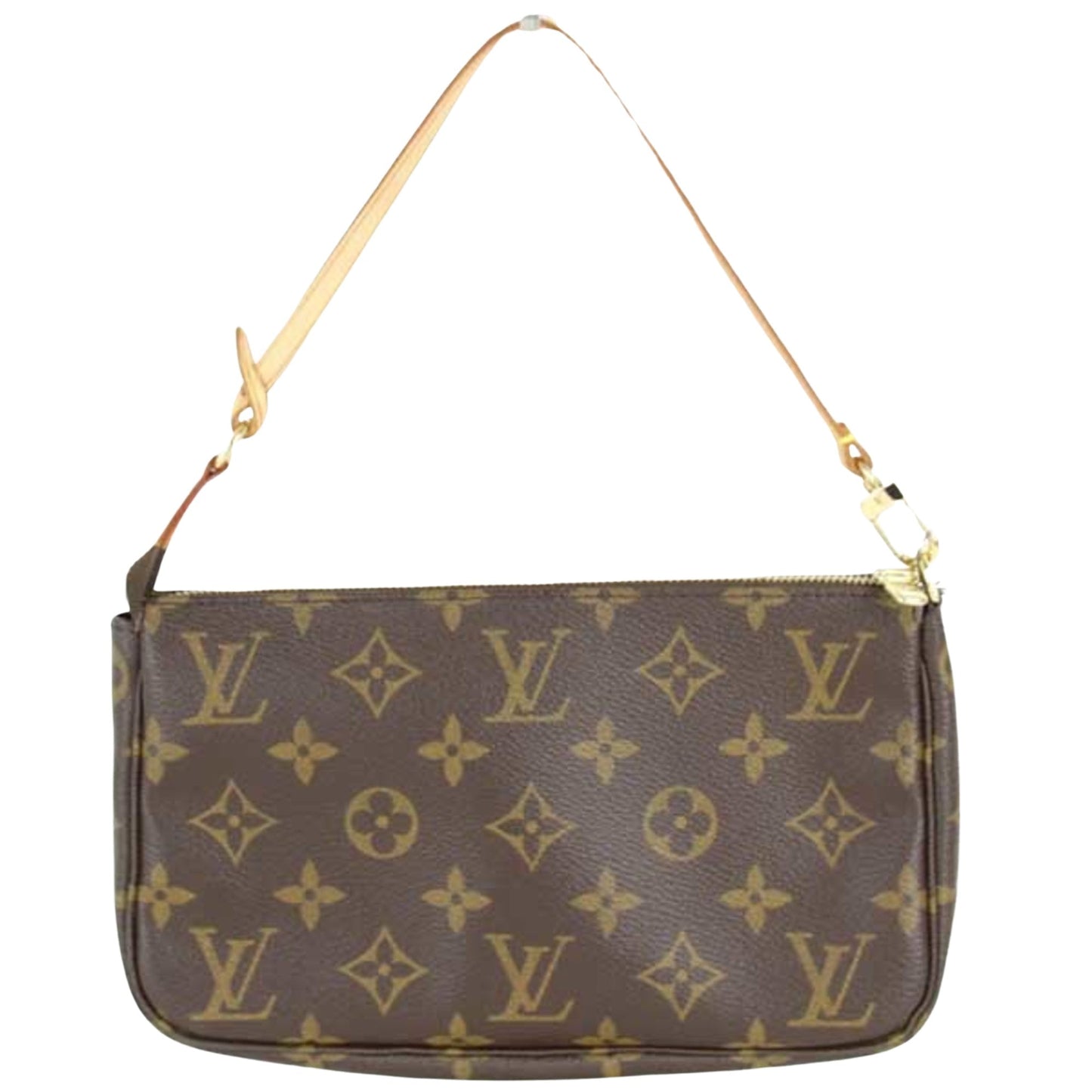 Louis Vuitton Pochette Accessoire  Canvas Clutch Bag