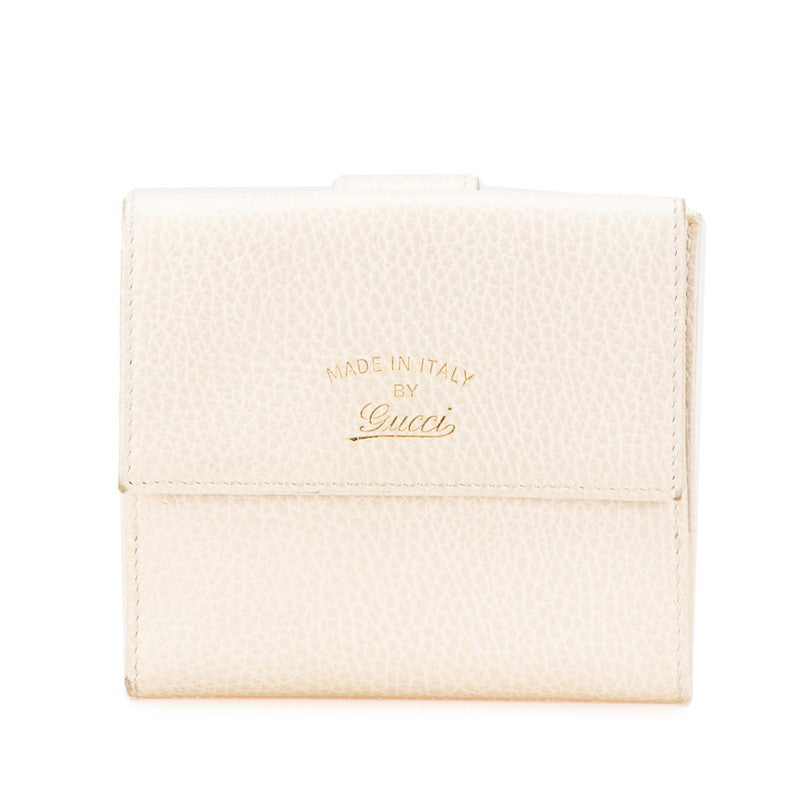 Gucci Double Hook Leather Wallet