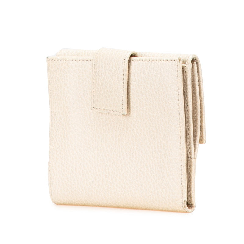 Gucci Double Hook Leather Wallet