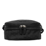 Gucci GG Nylon Nylon Leather Belt Bag
