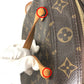 Louis Vuitton Shoulder Bag Spontini Monogram Canvas Brown