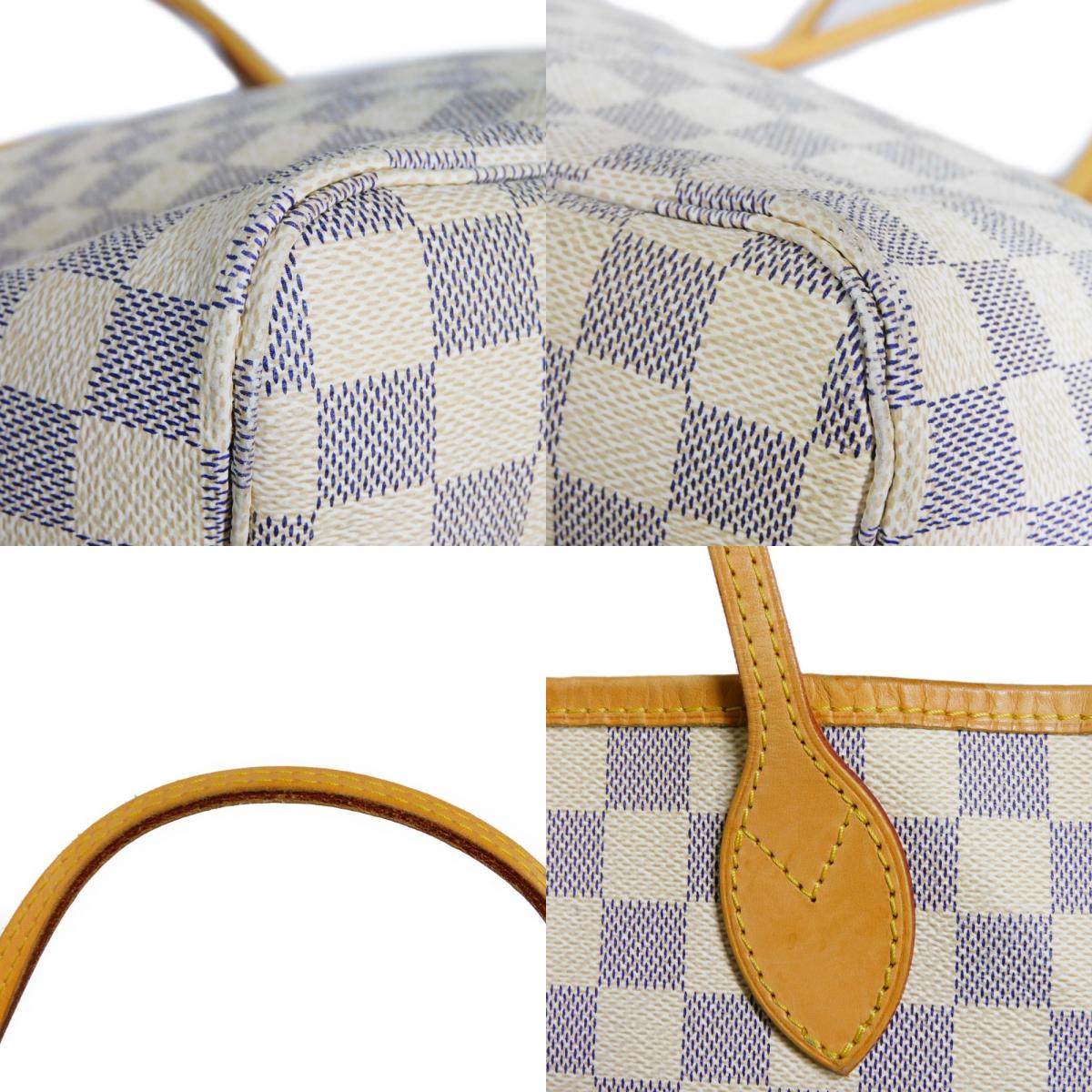 Louis Vuitton Neverfull GM Shoulder Bag Damier Azur