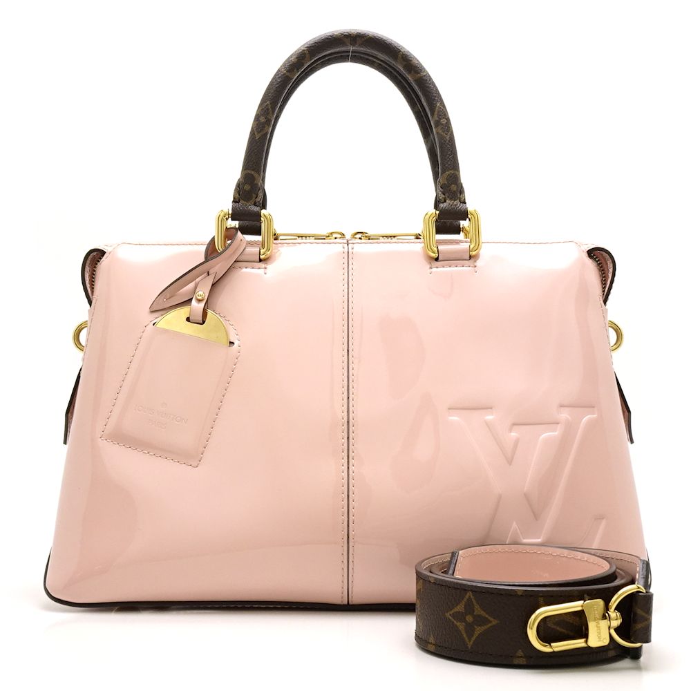 Louis Vuitton Miroir Patent Leather Rose Ballerine Pink 2WAY Bag