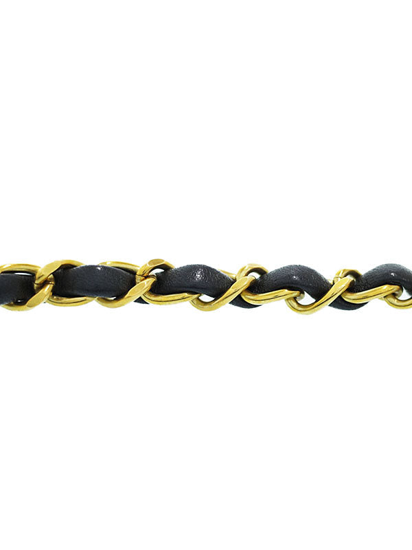Chanel Diana Chain Shoulder Bag Black