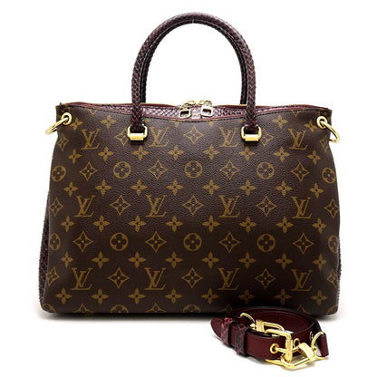 Louis Vuitton Monogram Python Pallas Bordeaux 2WAY Bag
