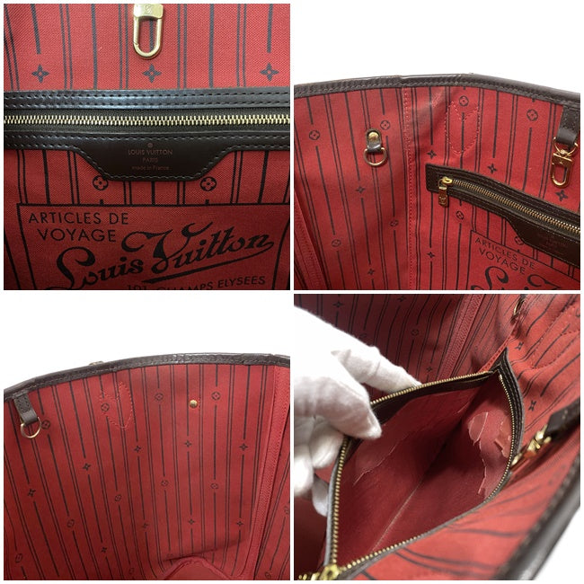 Louis Vuitton Tote Bag Neverfull MM Brown Damier Ebene